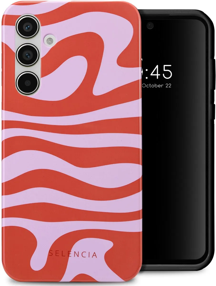 Selencia Hoesje Samsung Galaxy A55 Dream Swirl Pink