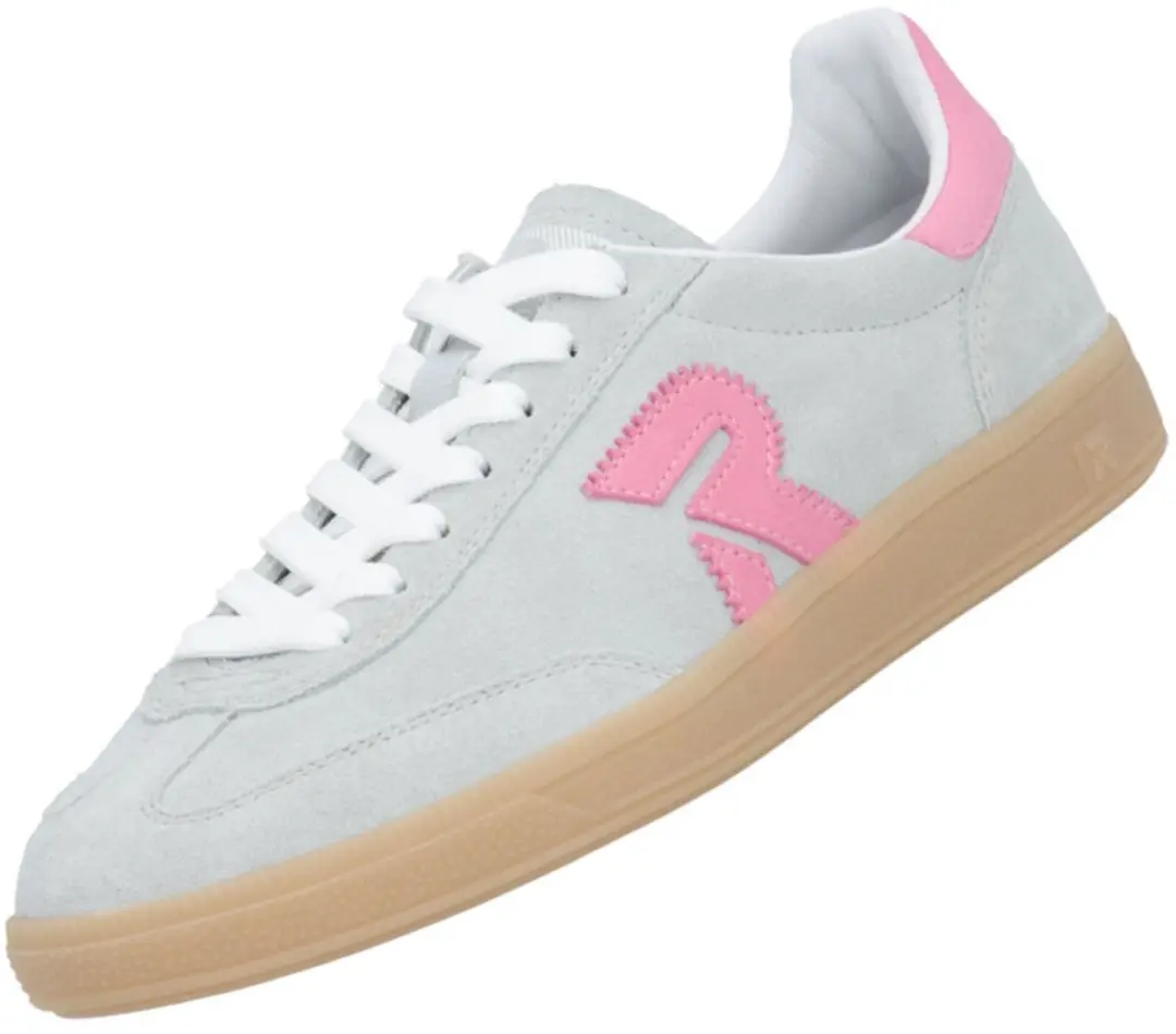 Rieker dames leren sportschoenen lichtgroen
