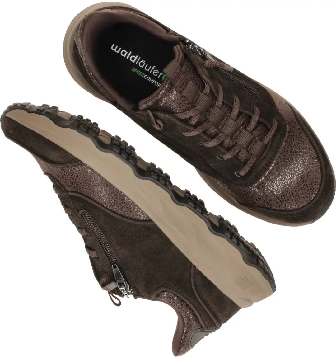 Wäldlaufer Tessi Dames Sneakers - Bruin 38