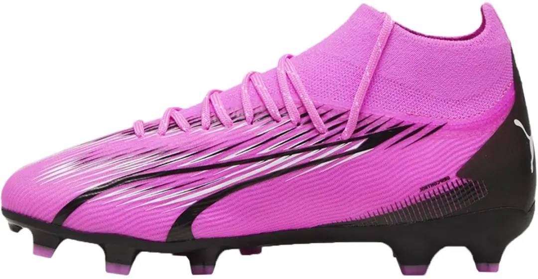 PUMA Ultra Pro FG/AG Voetbalschoenen Kinderen - Roze/Wit/Zwart - afbeelding 5 van 6
