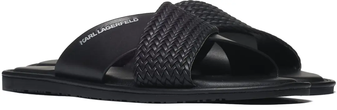 Klapper Karl Lagerfeld KASTOR IV Kross Strap Sandal KL7021 43 Unisex