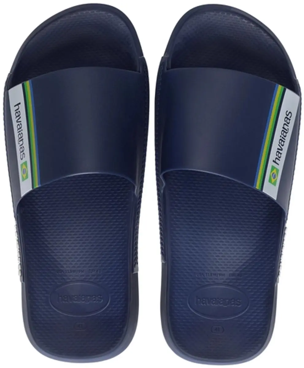 Slipper Havaianas Slide Brasil Navy Blue 22-Schoenmaat 35