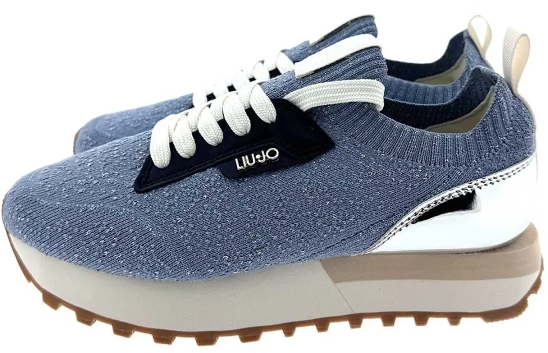 Liu Jo Evelyn 916 sneaker lichtblauw, 41 / 7