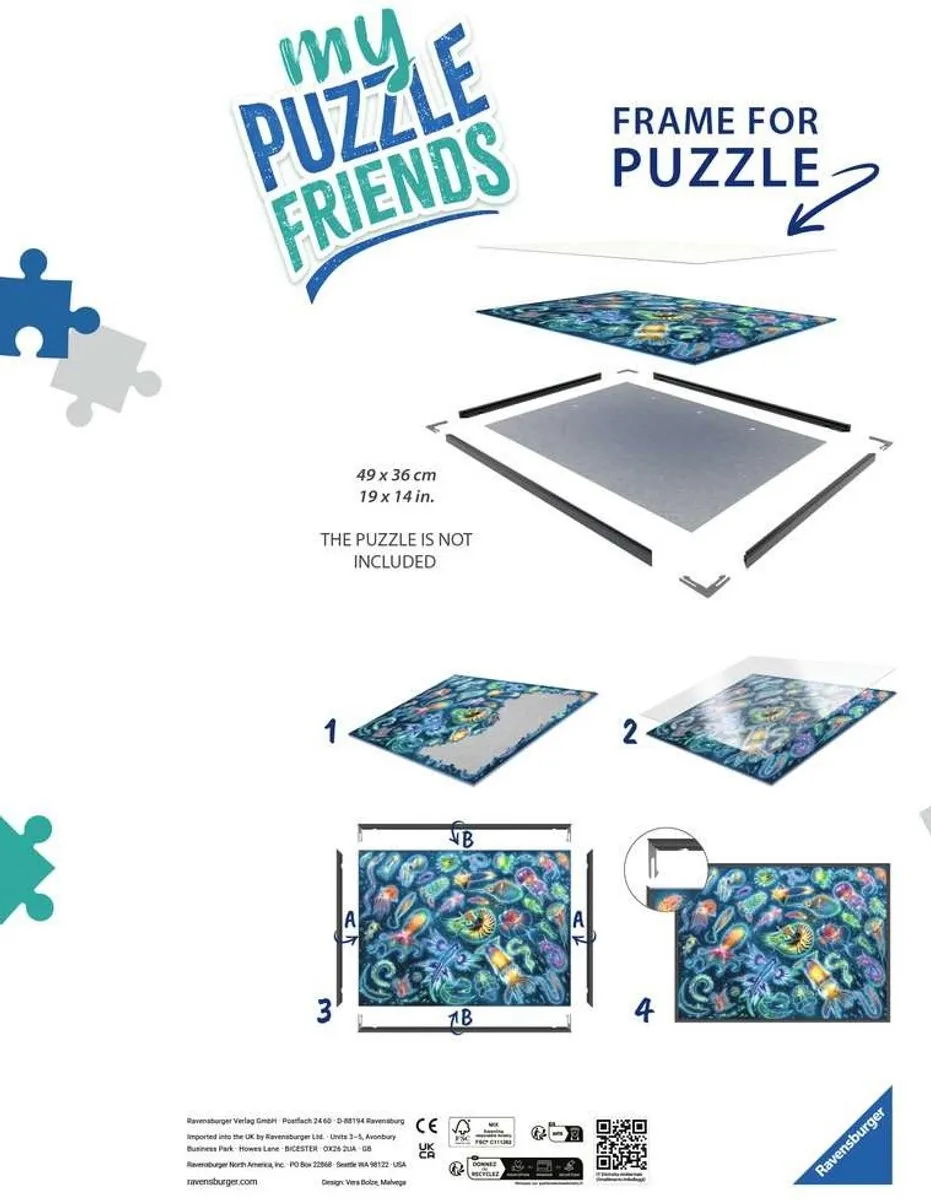 Ravensburger Puzzel Lijst 500 Stuks - Multicolor