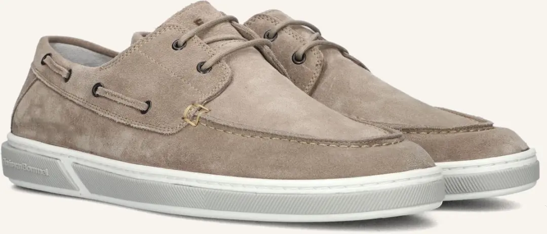 Floris van Bommel DE BOOTER 01.02 Heren Sneakers - Taupe 41.5 - afbeelding 6 van 6