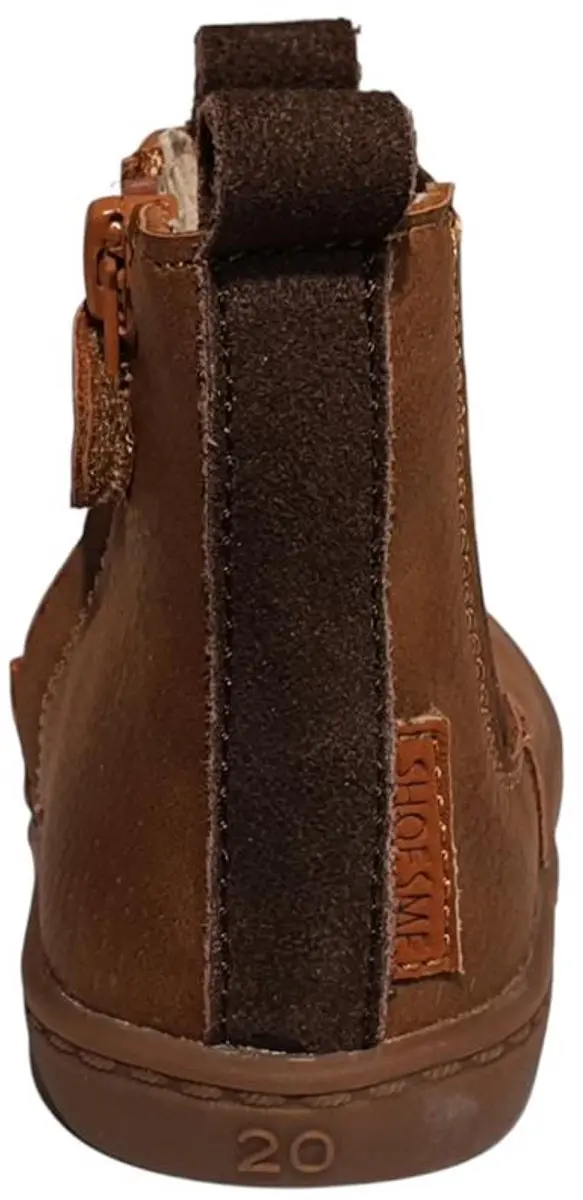 Shoesme Enkelboots Cognac Leer - Maat 24 - afbeelding 2 van 6