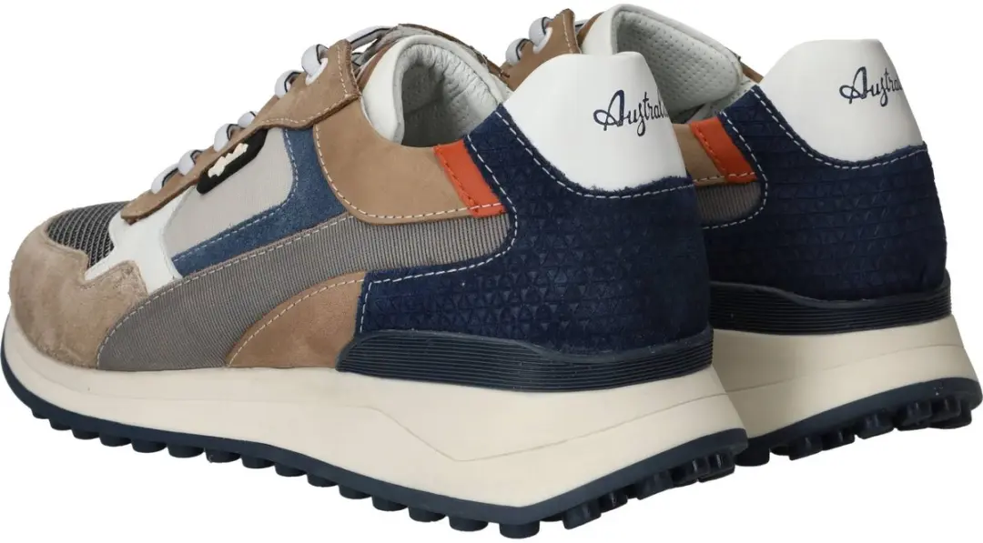 Australian Yamato Sneakers - Leer Grijs Maat 42