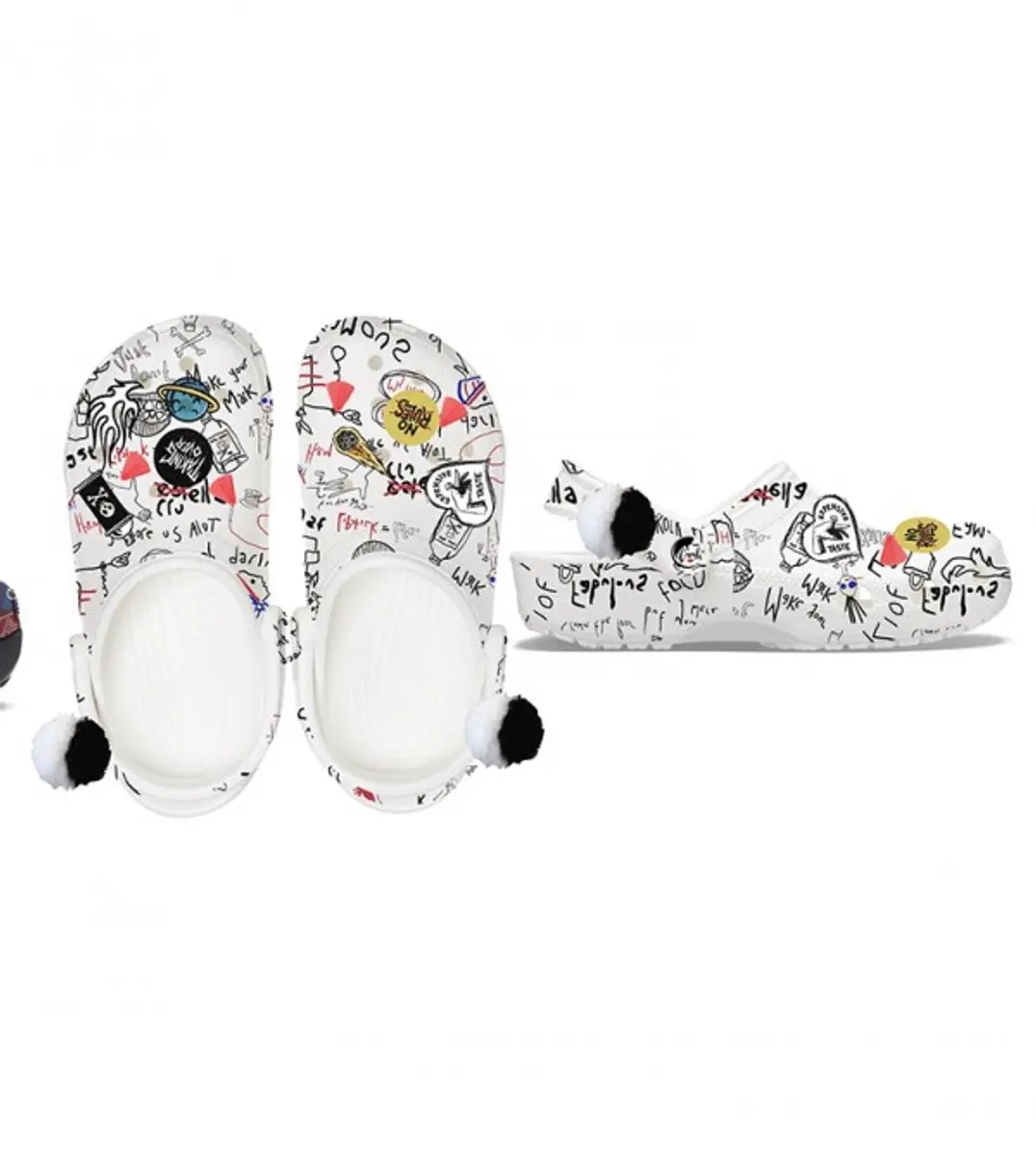 Crocs Classic SPECIALS Cruella Clog Wit Unisex Maat 43-44 M10-W12