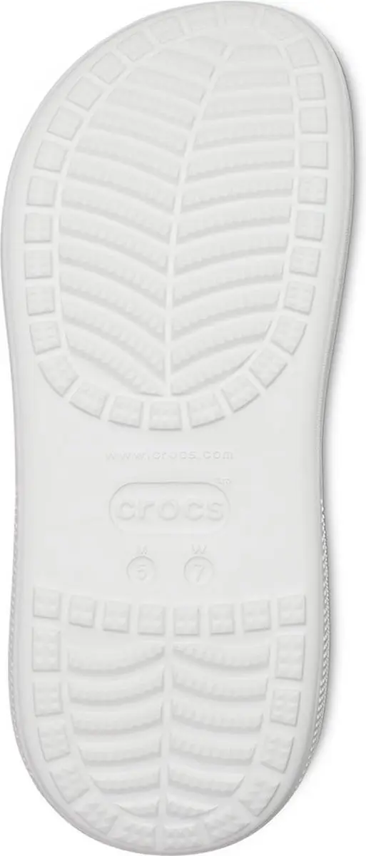 Crocs Classic Crush Instappers 207521-100 - Wit