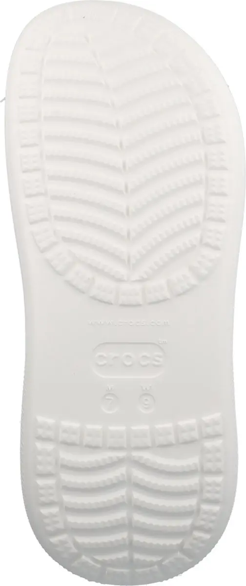 Crocs Classic Crush Instappers 207521-100 - Wit