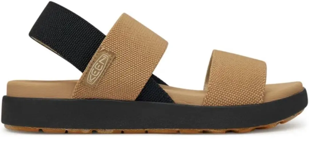 Keen Wmns Elle Backstrap Cornstalk/zwart damesschoenen