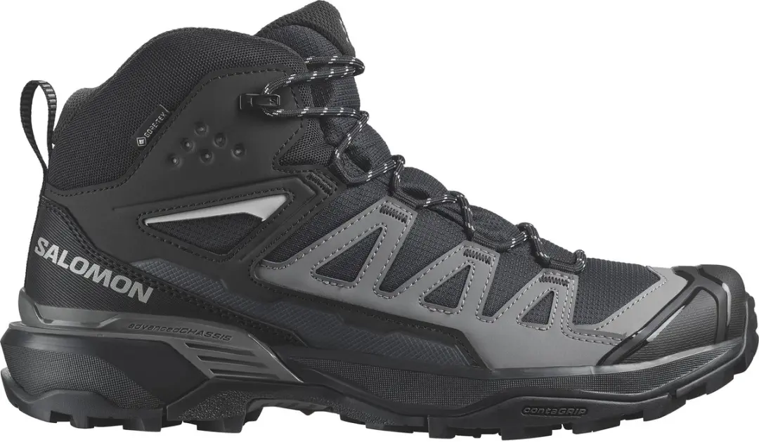 Salomon X Ultra 360 Mid GTX Wandelschoenen - 45 1/3 - Zwart/Rood - afbeelding 2 van 6