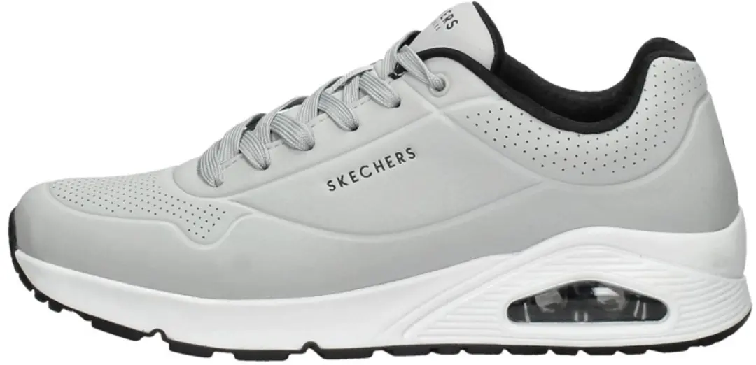 Skechers Uno Stand On Air Heren Sneakers - Grijs - afbeelding 2 van 6