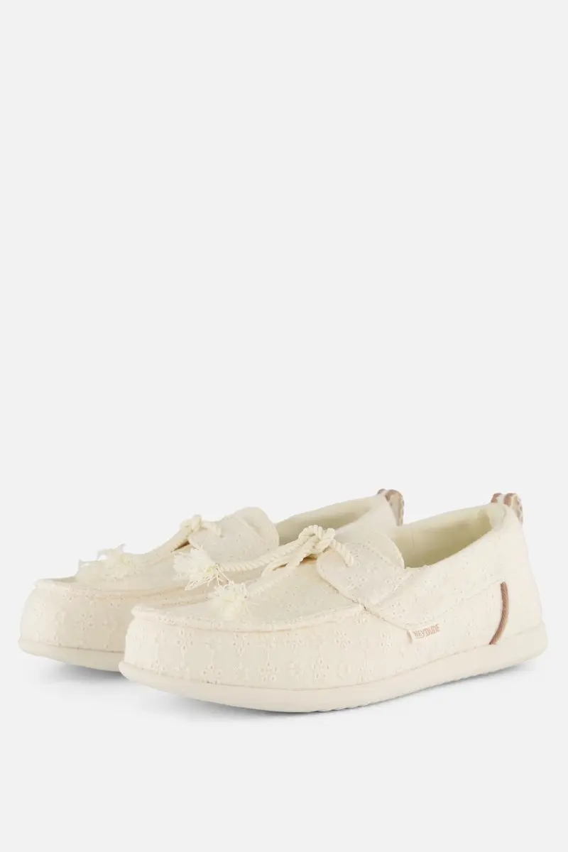 Hey Dude Harbor Breeze Bootschoenen beige Textiel