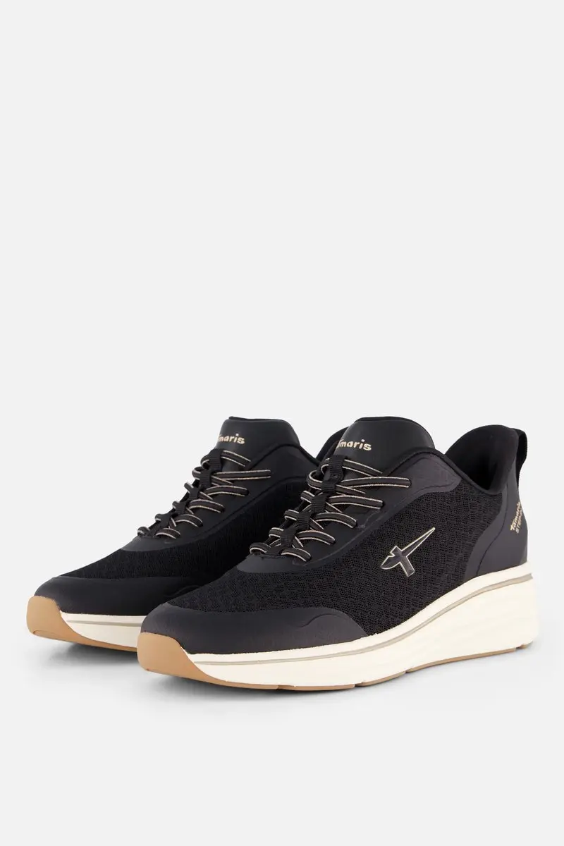 Tamaris Light Weight Sneaker zwart Textiel