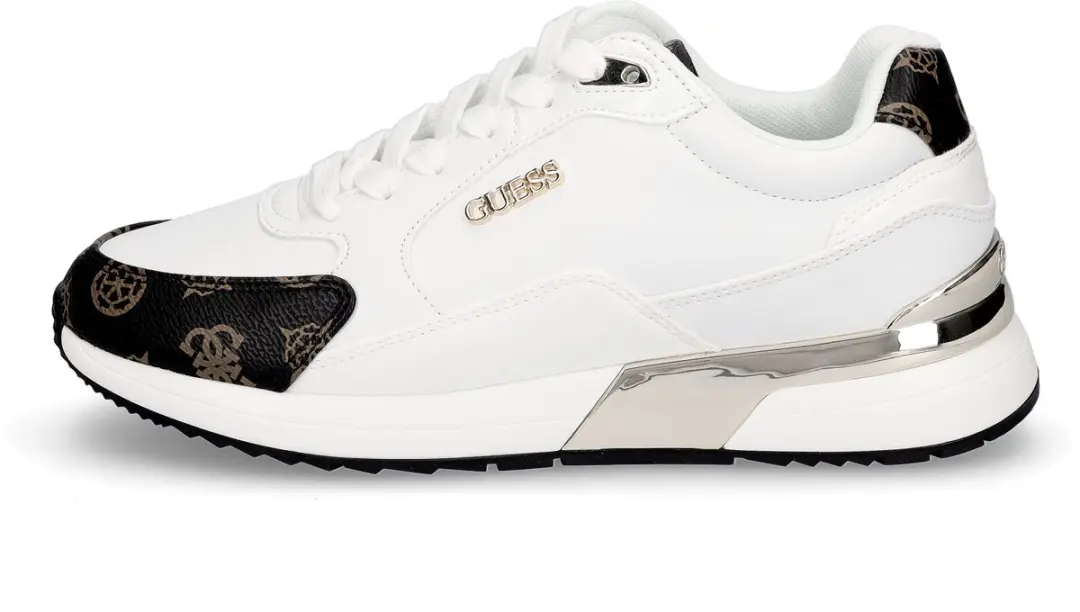 GUESS Moxea Active Lady Dames Sneaker 40 - Wit/Goud