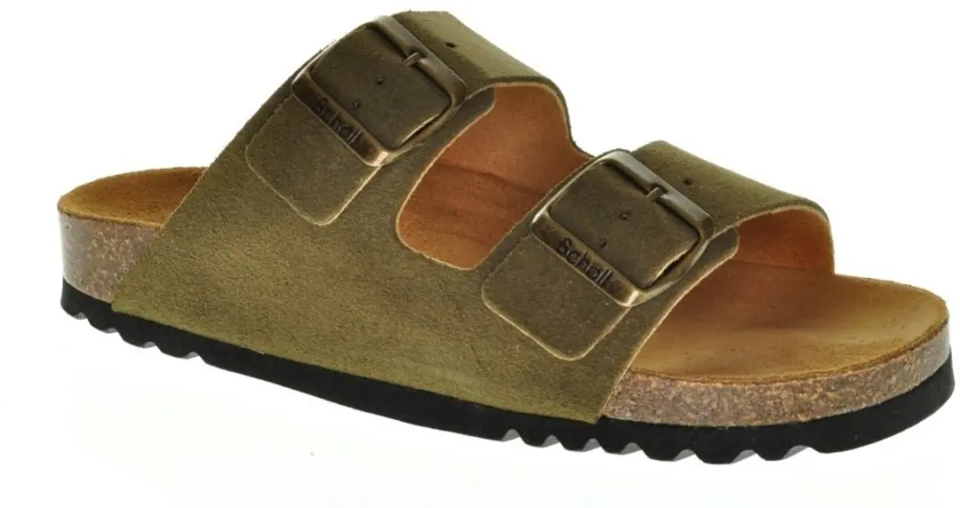 Scholl Josephine Suede Khaki Softstep maat 35