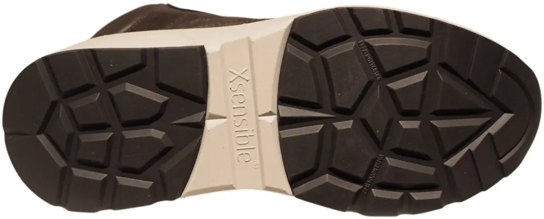 Xsensible Tower Donkerbruine Leren Veterboots - Maat 38