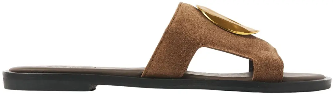VIA VAI Vita Avi Slippers Dames - Cognac - Maat 38 - afbeelding 5 van 6