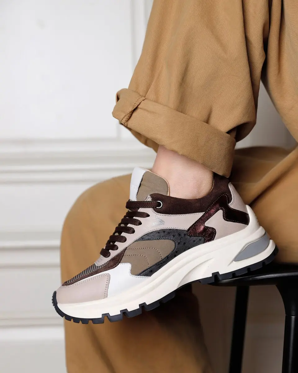 VIA VAI Liz Leighton Lage Sneakers - Meerkleurig - Maat 40