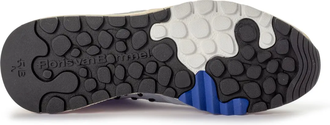 Floris van Bommel DE TREENER 02.02 Lage Sneakers - Blauw 44.5