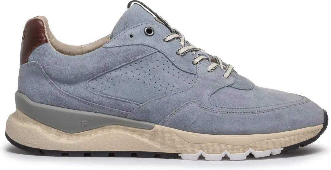 Floris van Bommel DE TREENER 02.02 Lage Sneakers - Blauw 44.5