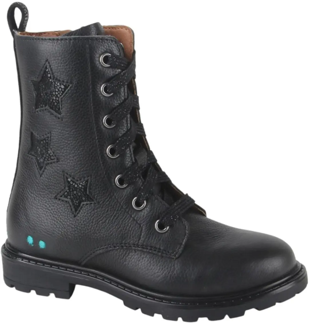 BunniesJR Meisjes Biker Boots 225864-589 - Zwart - Leer