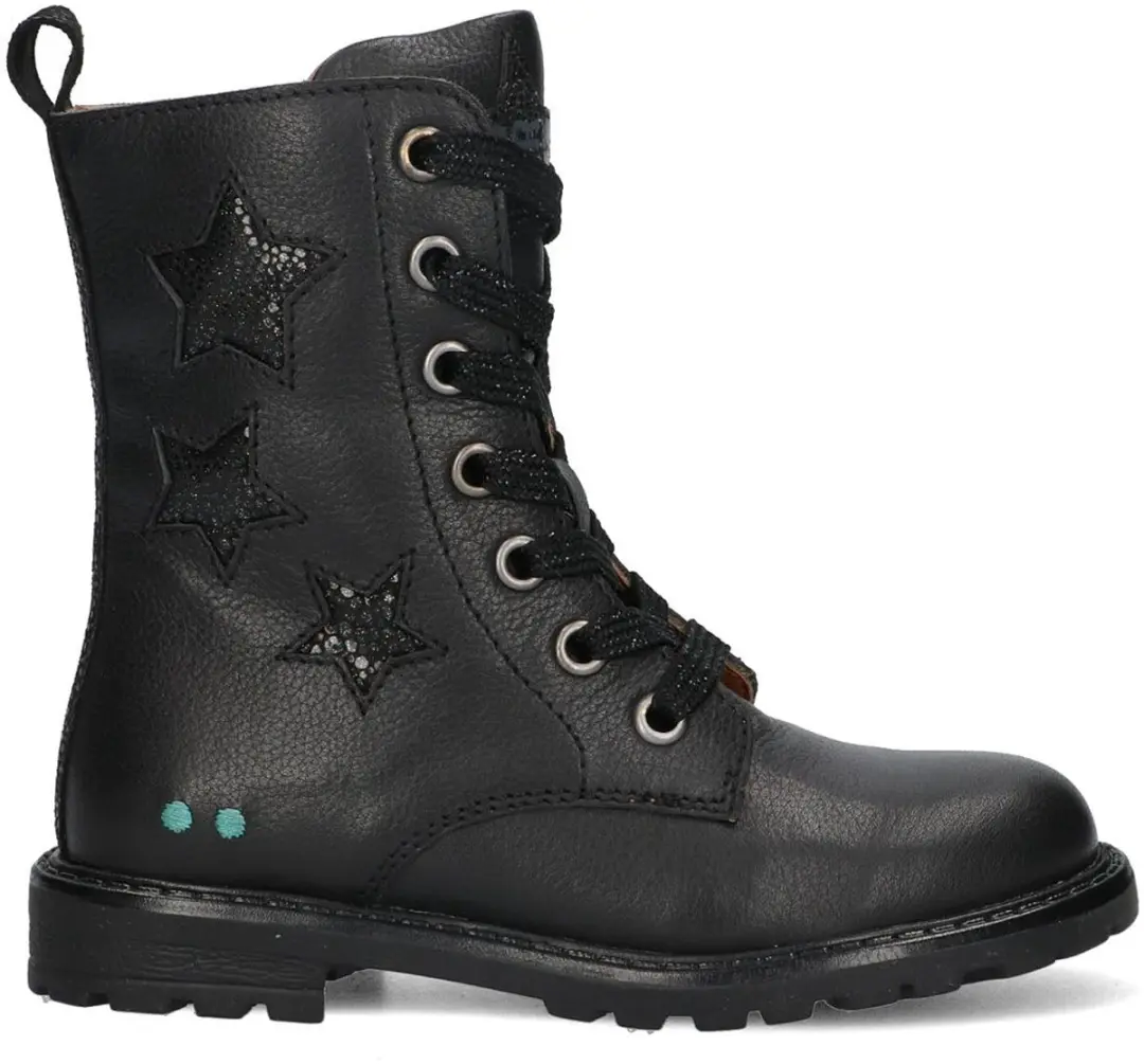 BunniesJR Meisjes Biker Boots 225864-589 - Zwart - Leer