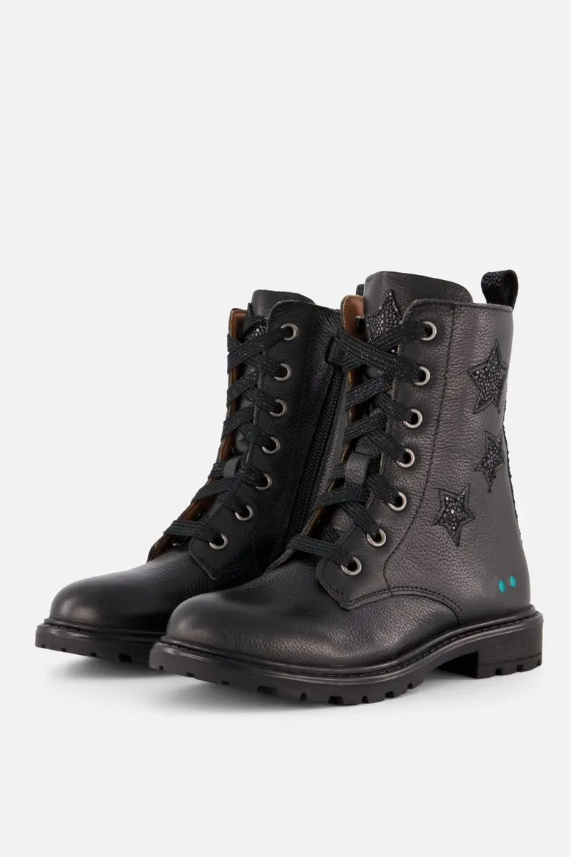 BunniesJR Meisjes Biker Boots 225864-589 - Zwart - Leer