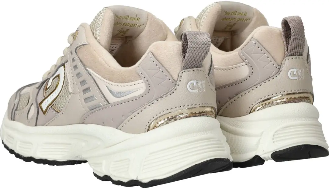 Cruyff Junior Marti Sneakers Meisjes - Beige - Maat 32 - afbeelding 5 van 6