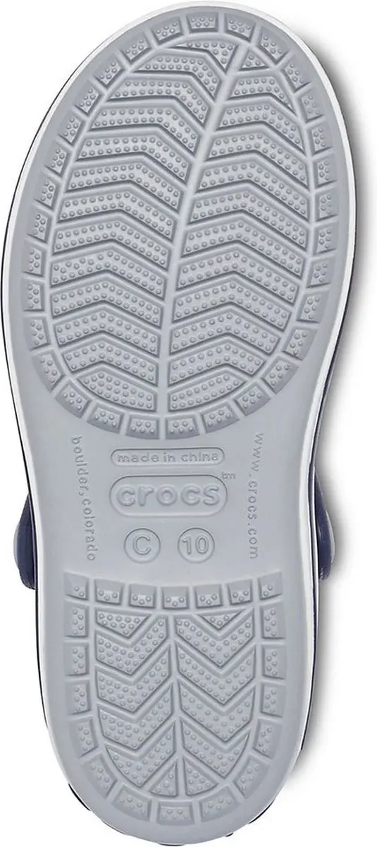 Crocs Teenslipper Unisex - Maat 23/24 - Grijs/Navy