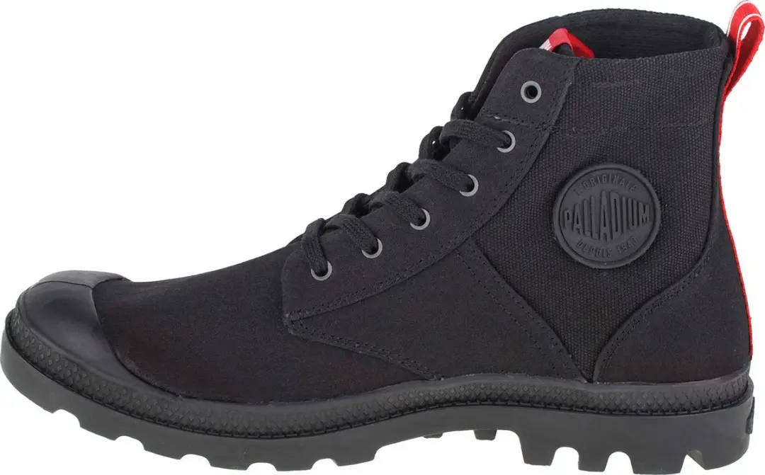 Palladium Pampa Hi Army Sneakers 78583-008-M - Zwart