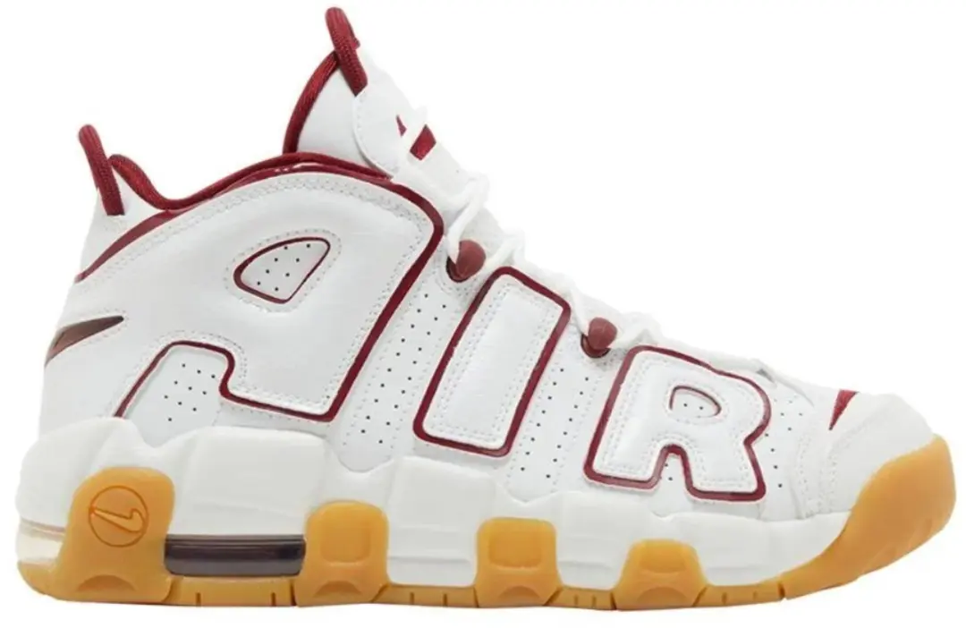Nike - Nike Air More uptempo - Sneakers - Wit/Rood