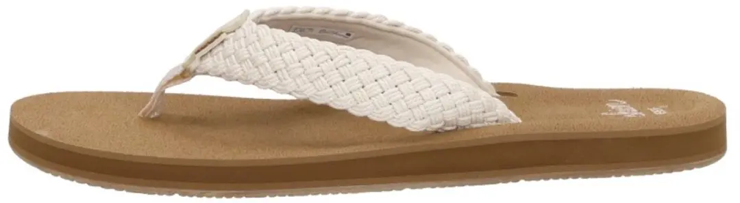 Reef Baja Maria Teenslippers Dames 38.5 - Bruin/Crème