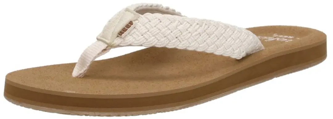 Reef Baja Maria Teenslippers Dames 38.5 - Bruin/Crème