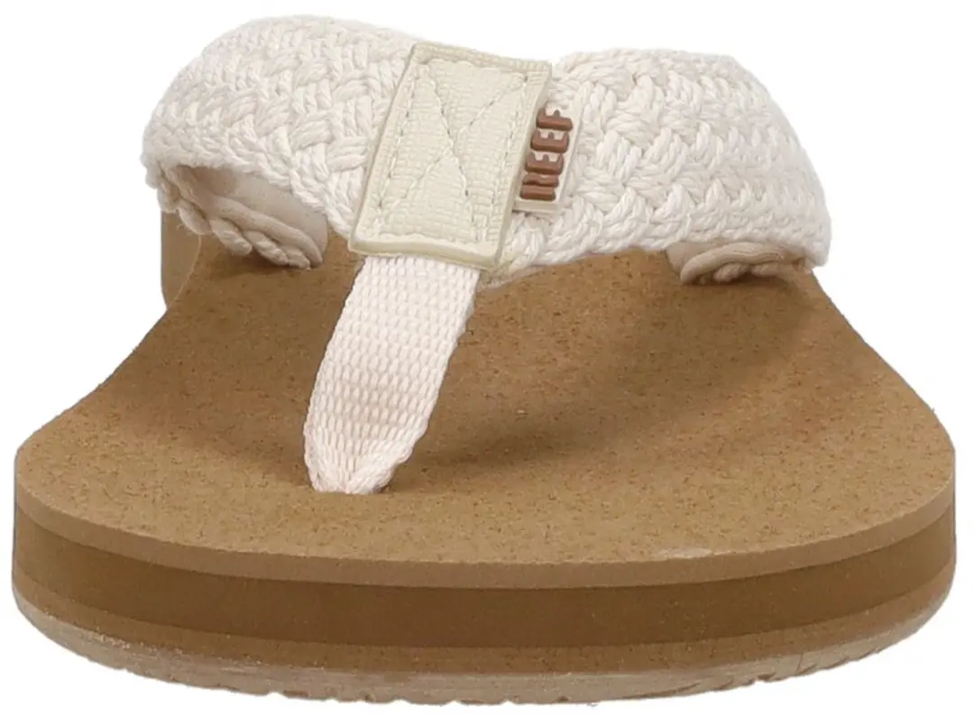 Reef Baja Maria Teenslippers Dames 38.5 - Bruin/Crème - afbeelding 6 van 6