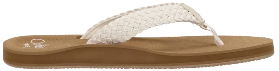 Reef Baja Maria Teenslippers Dames 38.5 - Bruin/Crème