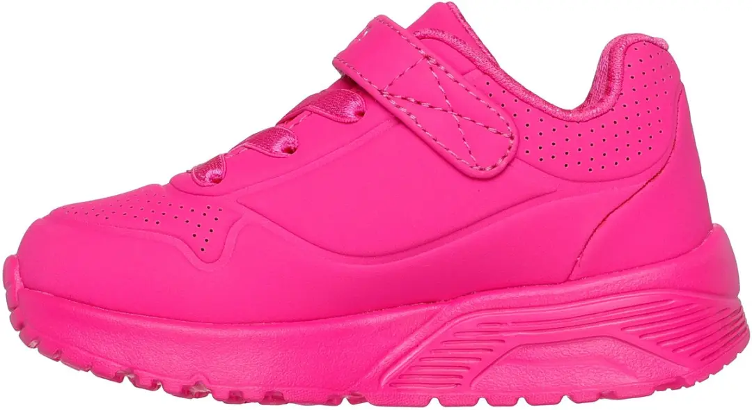 Skechers Uno Lite Meisjes Sneakers - Roze - Maat 23 - afbeelding 6 van 6