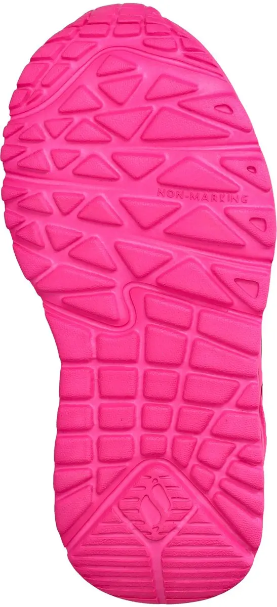 Skechers Uno Lite Meisjes Sneakers - Roze - Maat 23 - afbeelding 4 van 6