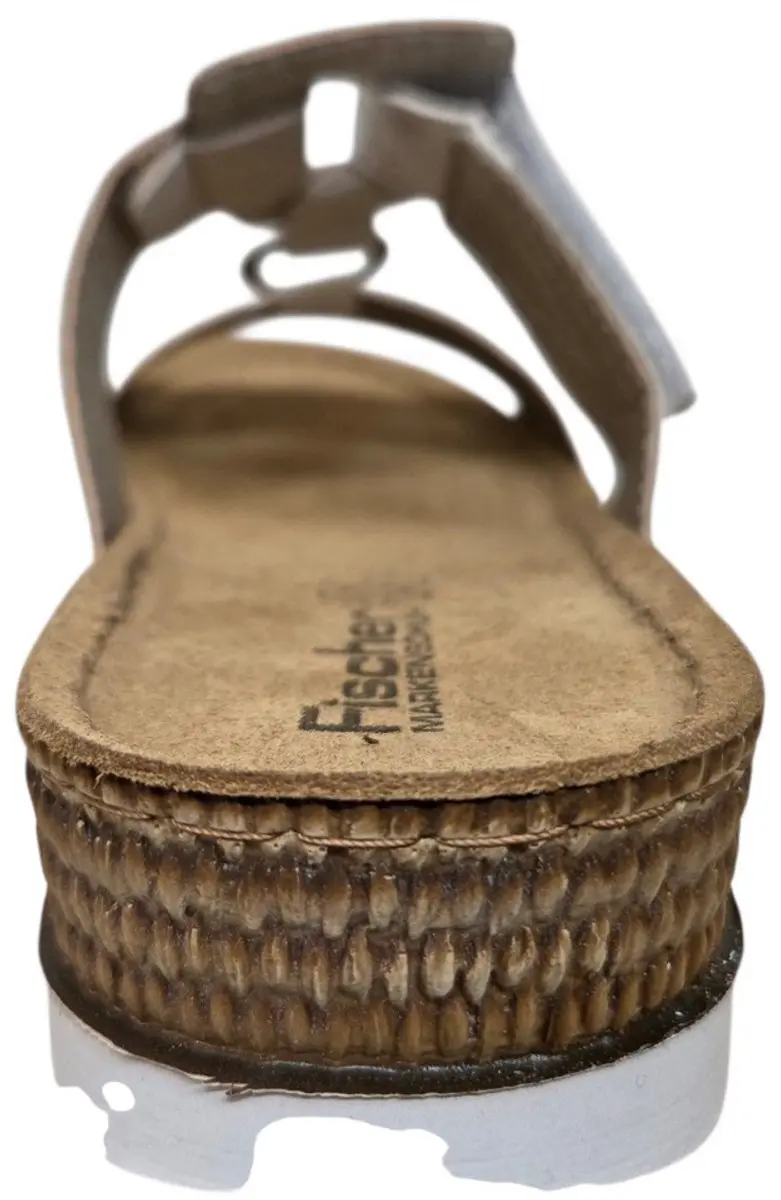 Fischer 556205 804 Slippers Dames - Zilver - 37
