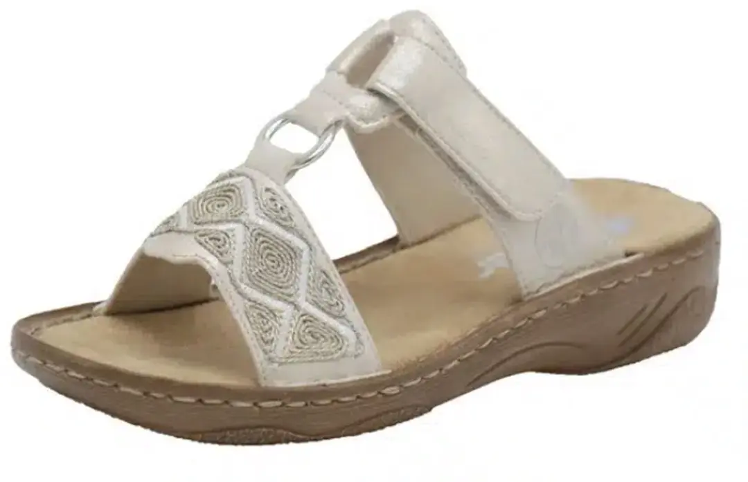 Rieker V2864-60 Dames Slides - Goud - afbeelding 3 van 6