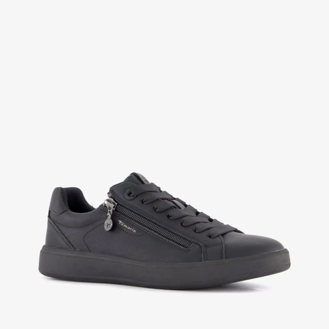 Tamaris dames sneakers zwart