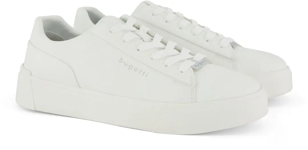 Bugatti lage sneakers wit