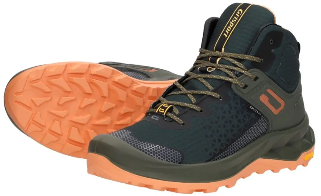 Grisport Explorer Mid Wandelschoenen - Groen/Roze - afbeelding 5 van 6