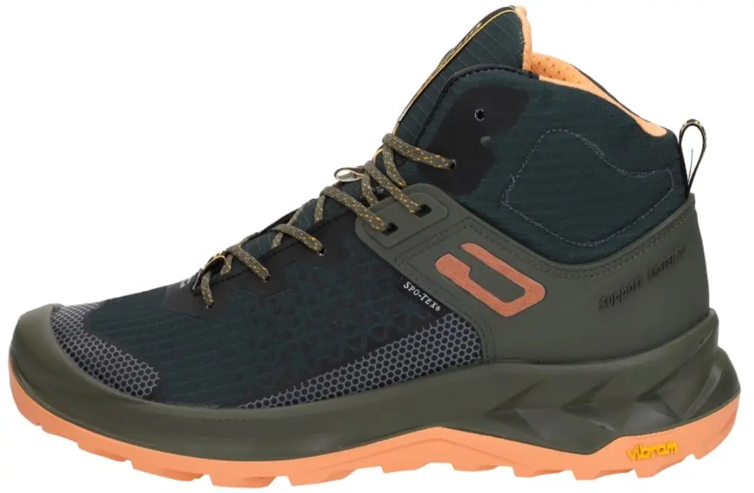 Grisport Explorer Mid Wandelschoenen - Groen/Roze - afbeelding 2 van 6