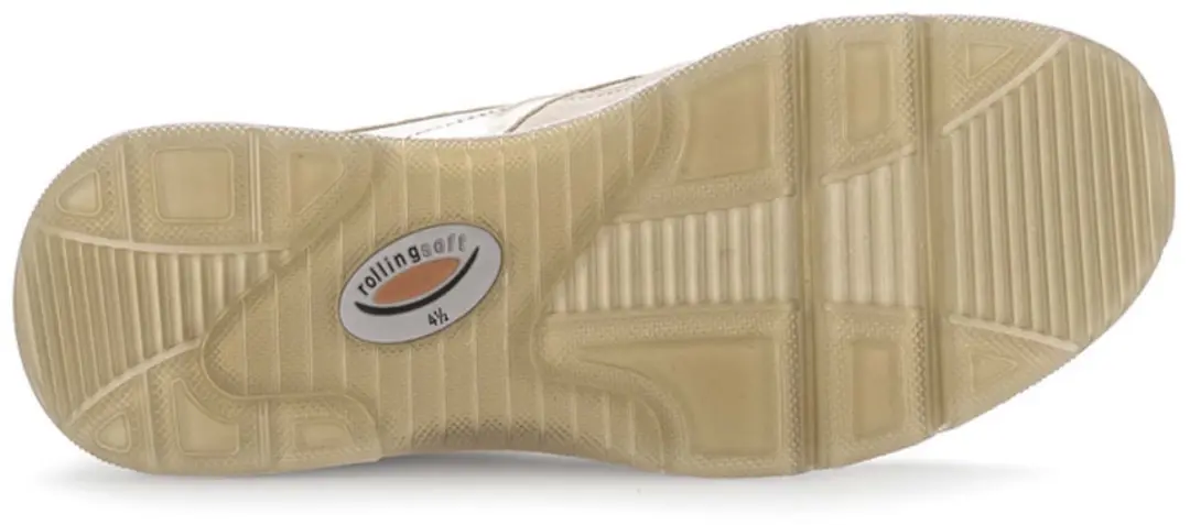 Gabor Rollingsoft Dames Sneaker - Beige/Wit - afbeelding 3 van 6