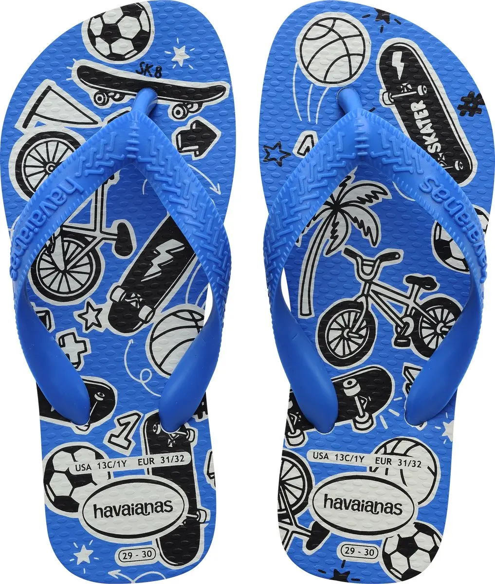 Havaianas HAV. KIDS ATHLETIC Wit/Blauw Jongens Slippers