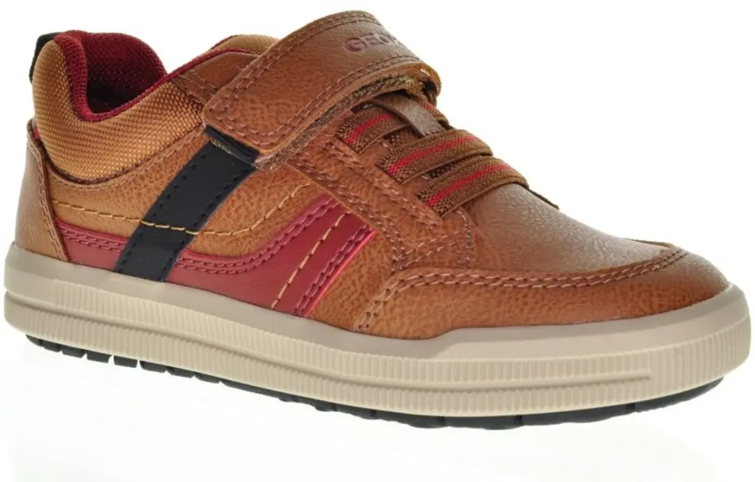 Lage Cognac Sneaker Kids Geox maat 32