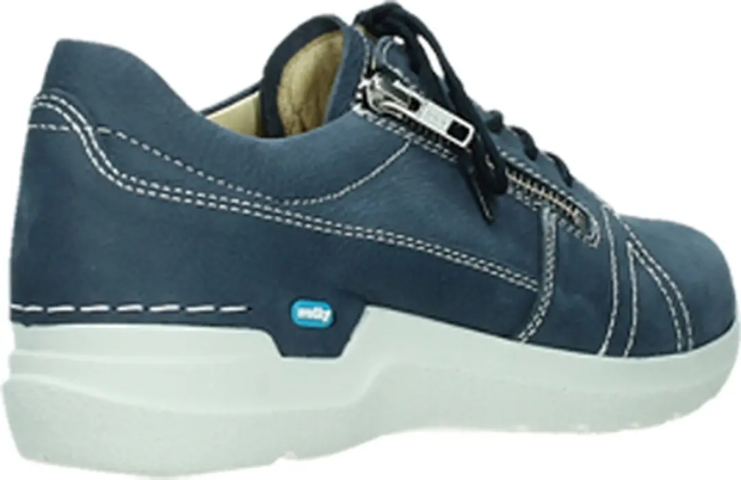 Wolky Dames Feltwell Veterschoen - 36 - Denim