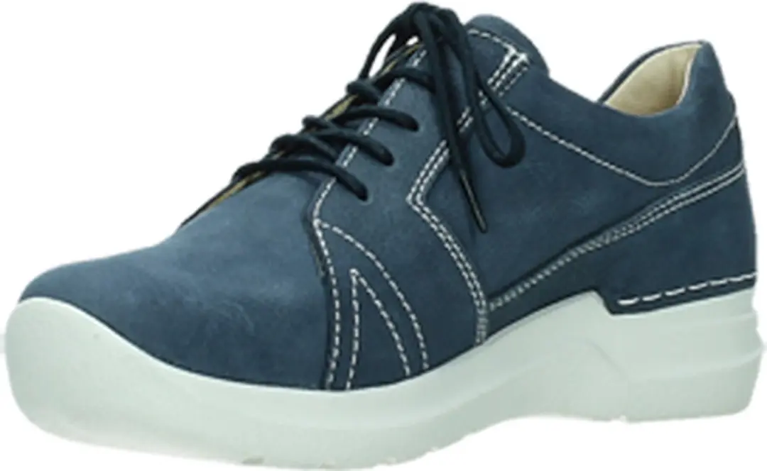 Wolky Dames Feltwell Veterschoen - 36 - Denim